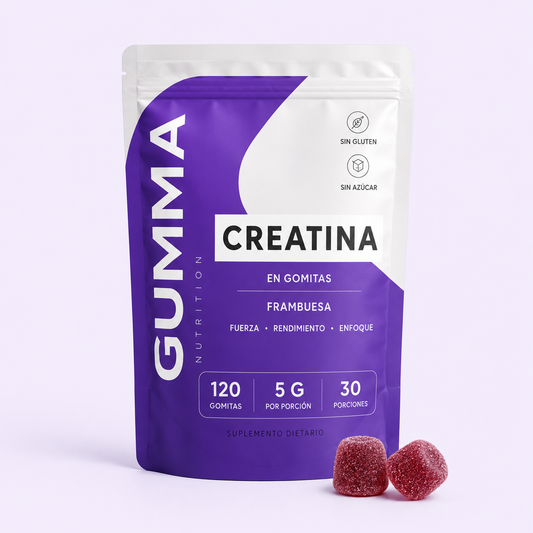 GUMMA GOMITAS DE CREATINA® Más fuerza para entrenar y para tu día.